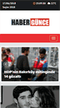 Mobile Screenshot of habergunce.com